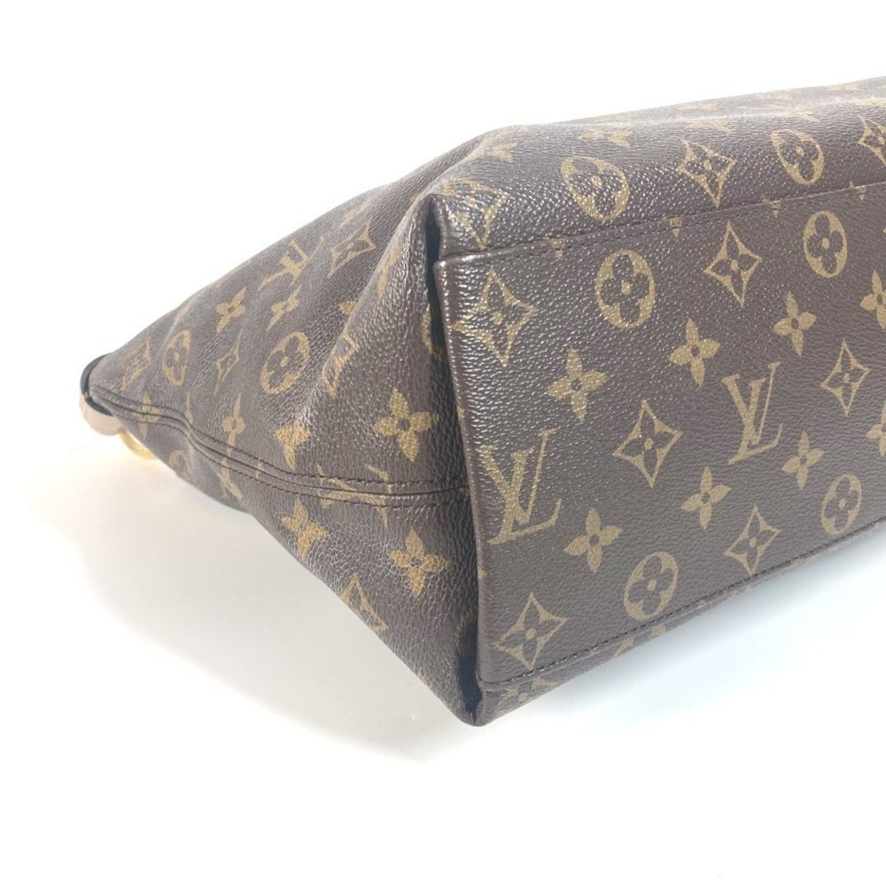 LOUIS VUITTON Brown Monogram Leather Shoulder Bag - Picture 7 of 16